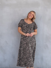 Estella Dress - Leopard