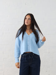 Dane Cardigan- Powder Blue