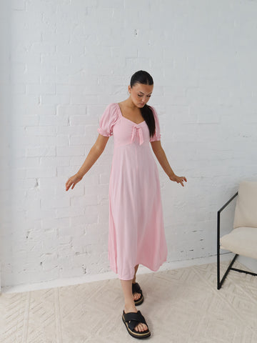 Estella Dress - Powder Pink