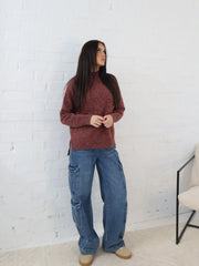 Ryder Knit- Burgundy