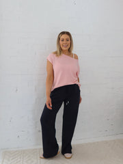 Ella Knit Top- Pink