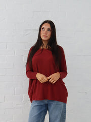 Scout Knit - Burgundy