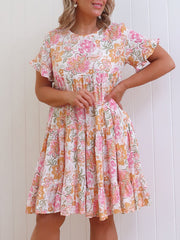 Betsy Dress - Pink Floral