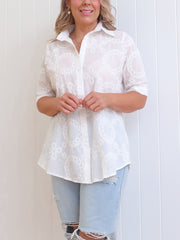 Jillian Shirt - White