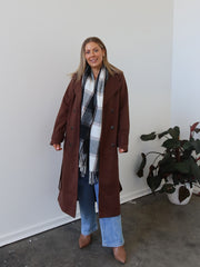 Hardin Coat - Chocolate