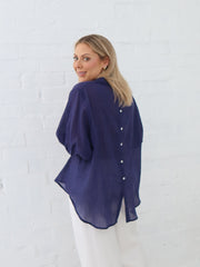 Mimi Blouse - Navy