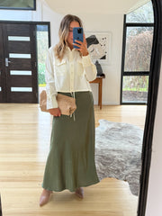 Hailey Shirt- Vanilla