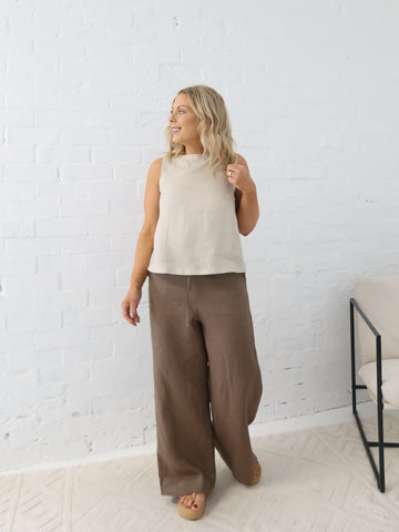 Andie Top- Beige