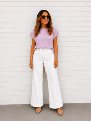 Mariah Knit Top - Lilac
