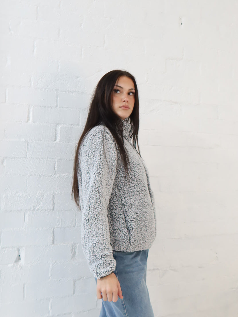 Heide Jacket- Grey Speck