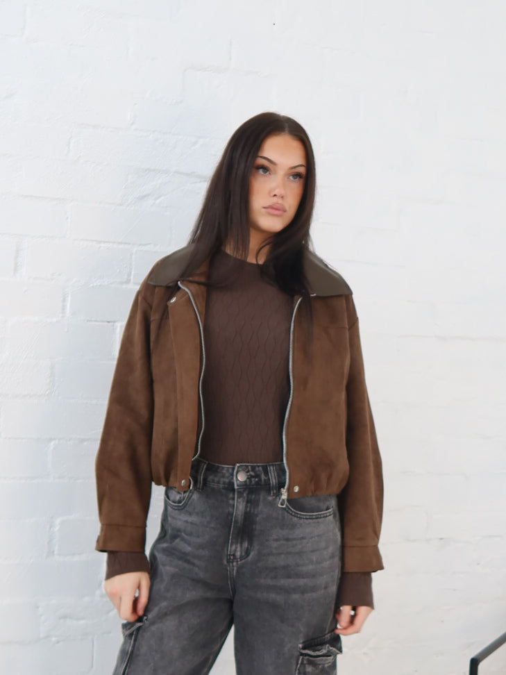 Flint Jacket- Chocolate