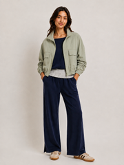 Shasha Bomber Jacket- Sage
