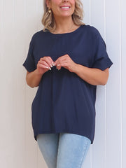 Tamsin Blouse - Navy