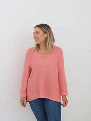 Sailah Knit - Coral