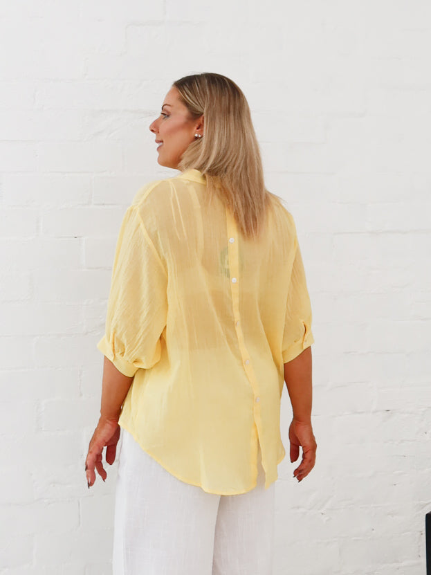 Mimi Blouse - Sunflower Lemon
