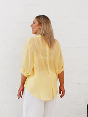Mimi Blouse - Sunflower Lemon