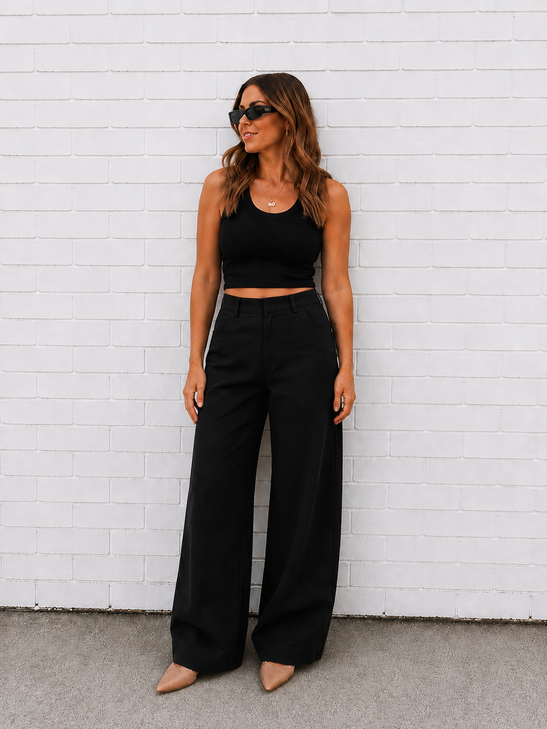 Fletcher Pintuck Pant- Black