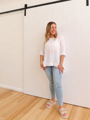 Rutherglen Blouse - White