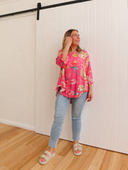 Jindabyne Blouse - Pink