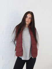 Luna Vest - Burgundy