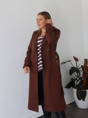 Hardin Coat - Chocolate