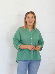 Mimi Blouse - Gumleaf