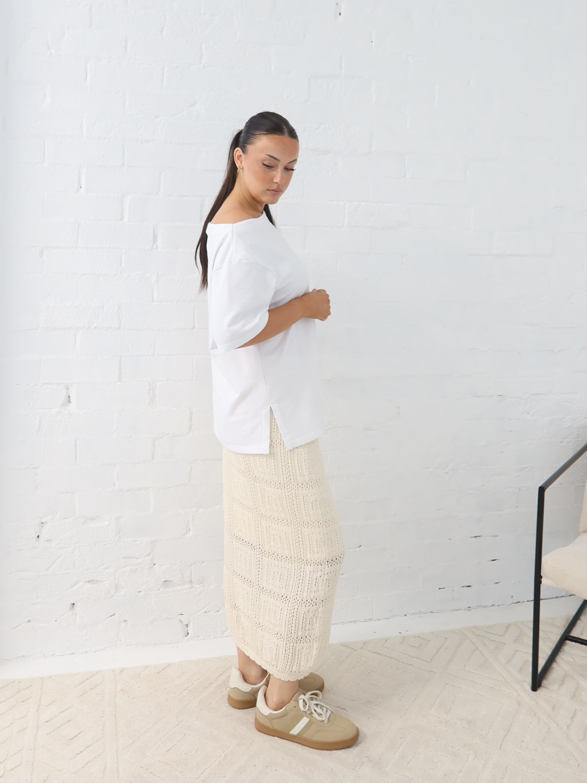 Radiance Crochet Skirt - Vanilla