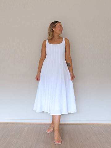 Anthea Dress - White