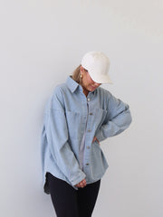 Danbury Shacket - Blue Denim