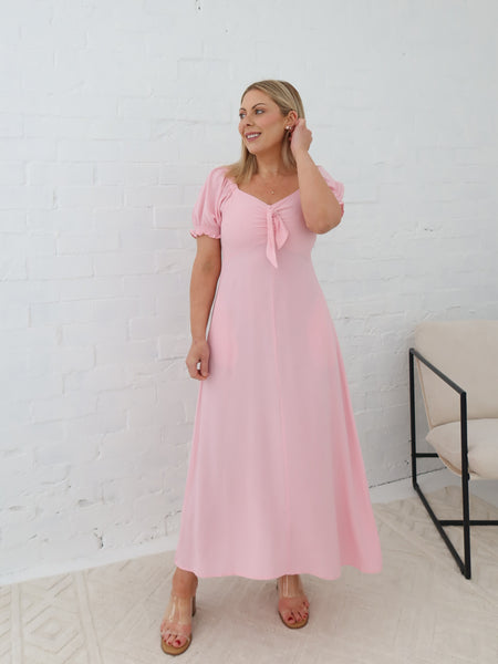 Estella Dress - Powder Pink