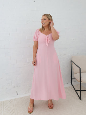 Estella Dress - Powder Pink
