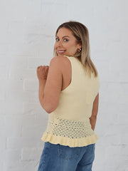 Skye Top- Butter Yellow