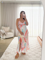 Lulu Dress- Blue/Pink