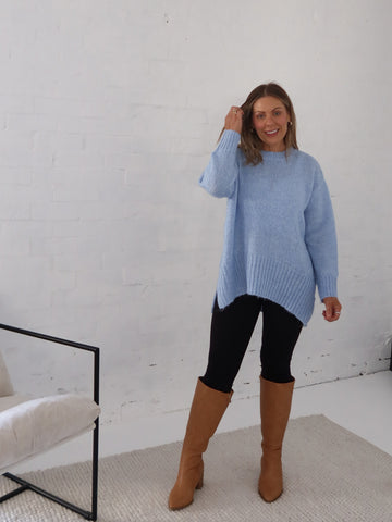 Bradley Knit - Blue