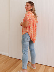 Exmouth Blouse - Orange