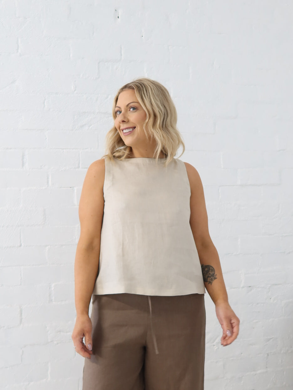 Andie Top- Beige