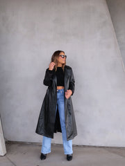 Tyra Trench Coat - Black