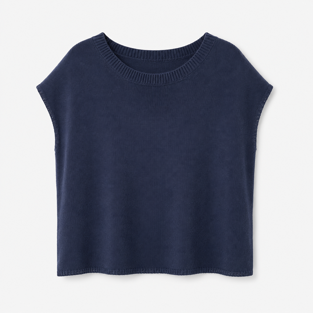 Mariah Knit Top - Indigo