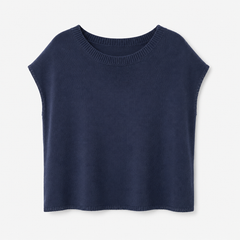 Mariah Knit Top - Indigo