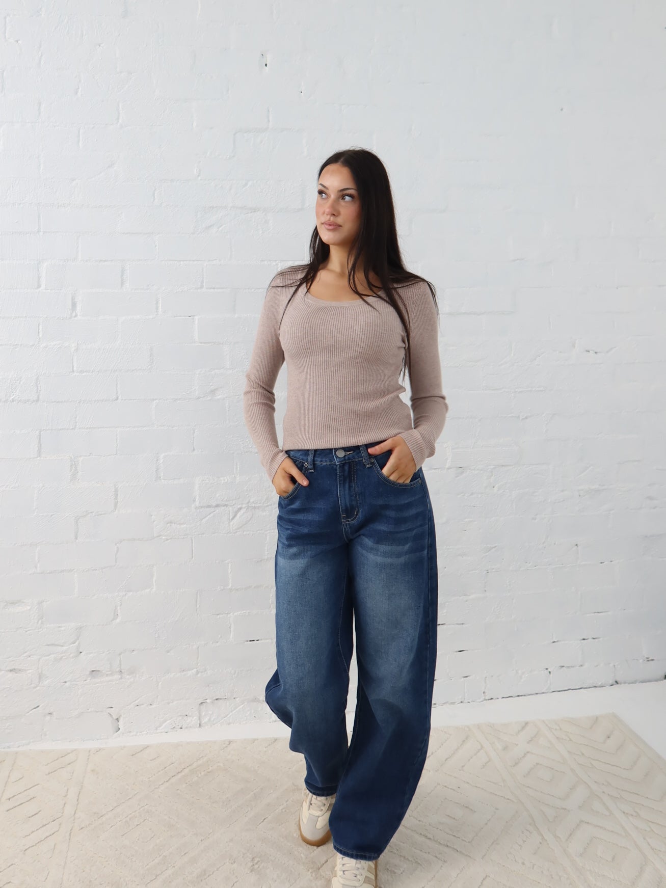 Selma Knit Top - Mocha