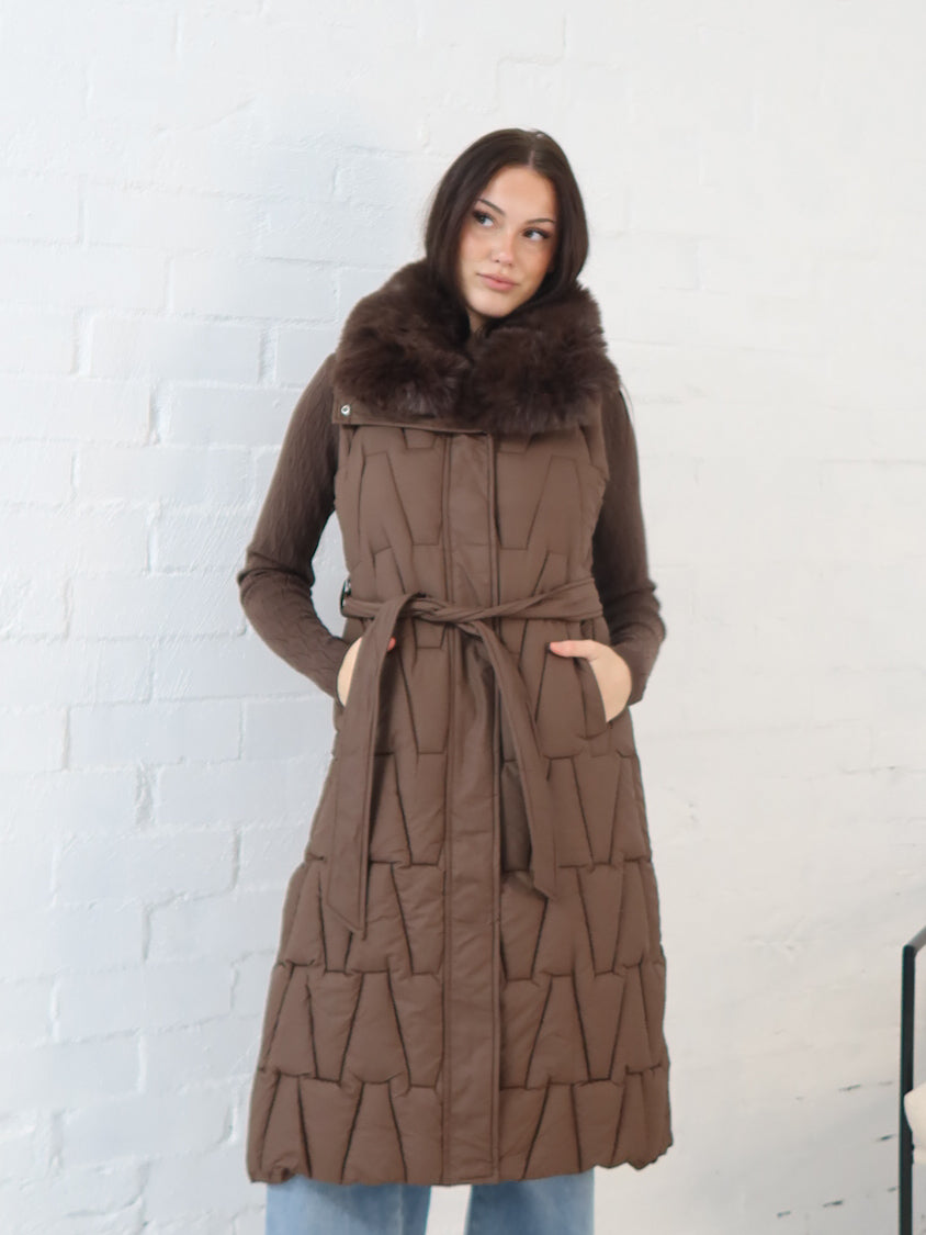 Audrey Vest - Chocolate
