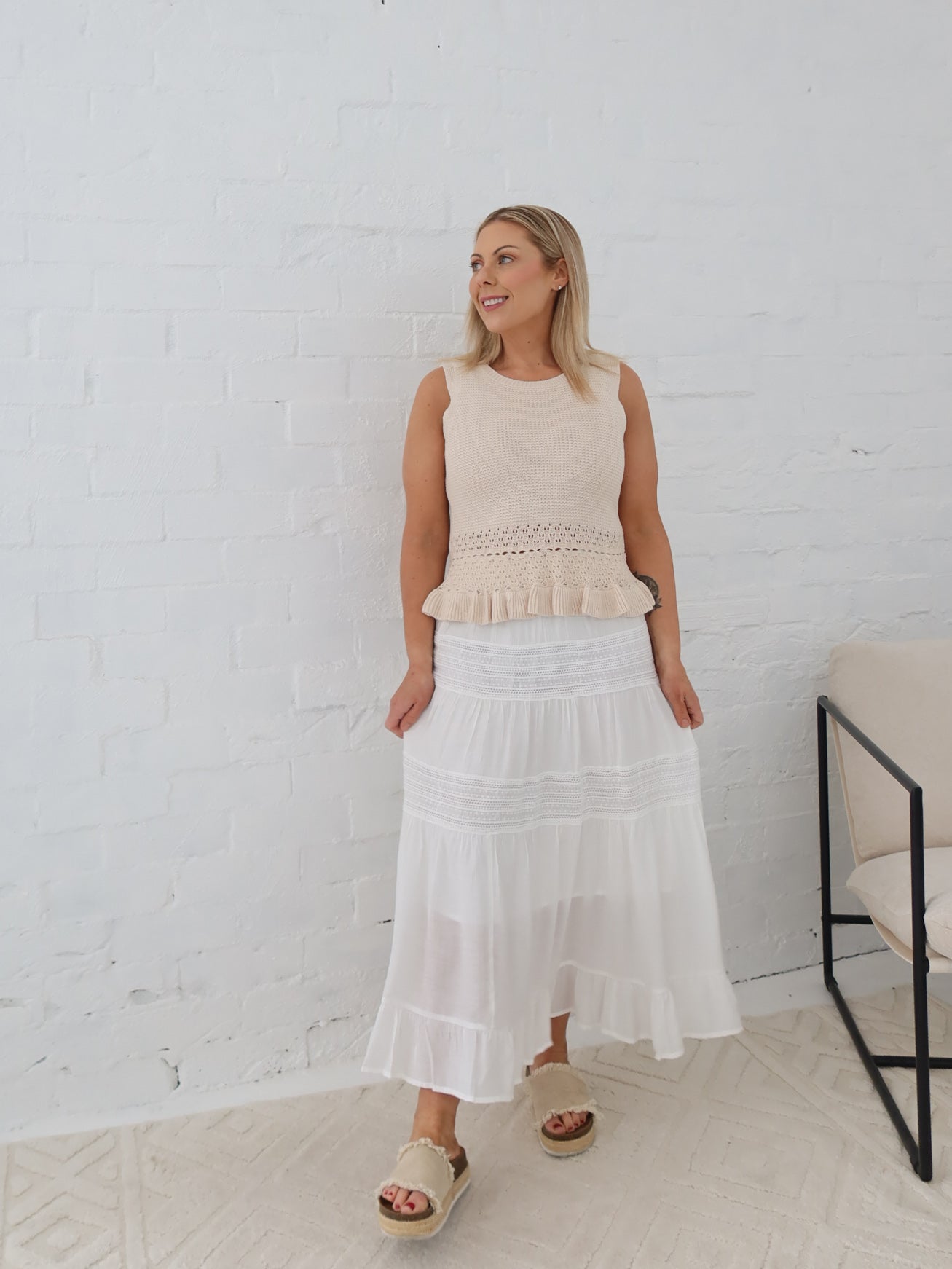 Laura Skirt- White