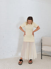Sofia Dress- Butter Yellow