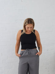 Mila Tank- Black