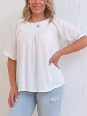 Ashton Top - White