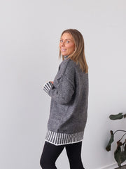 Felicity Knit - Black Fleck