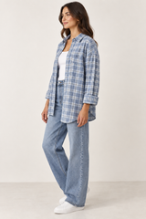 Plait Shirt- Blue