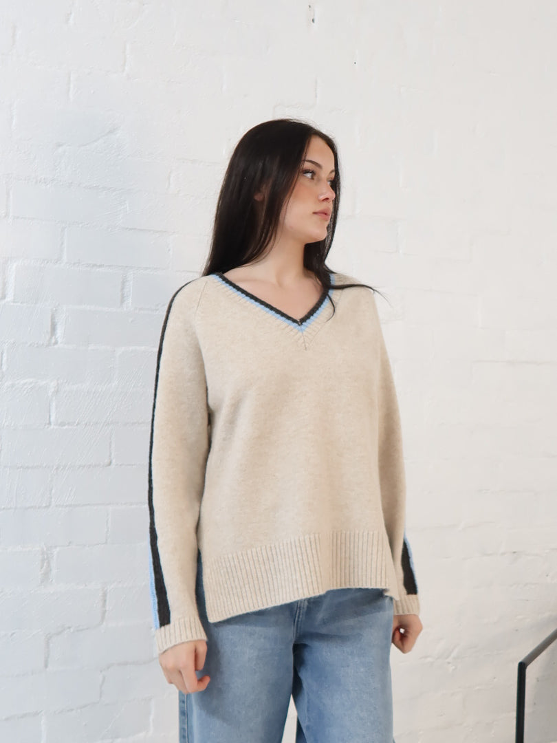 Kristy Knit- Oatmeal