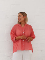 Mimi Blouse - Strawberry