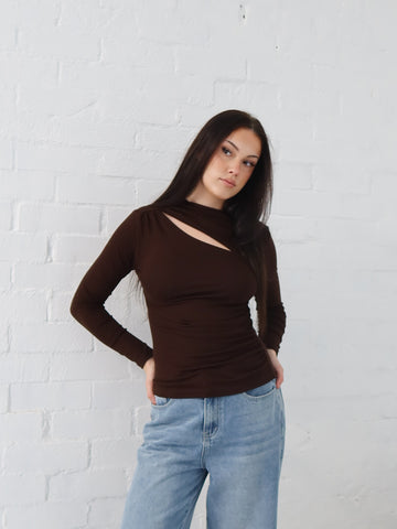 Daniella Top- Chocolate